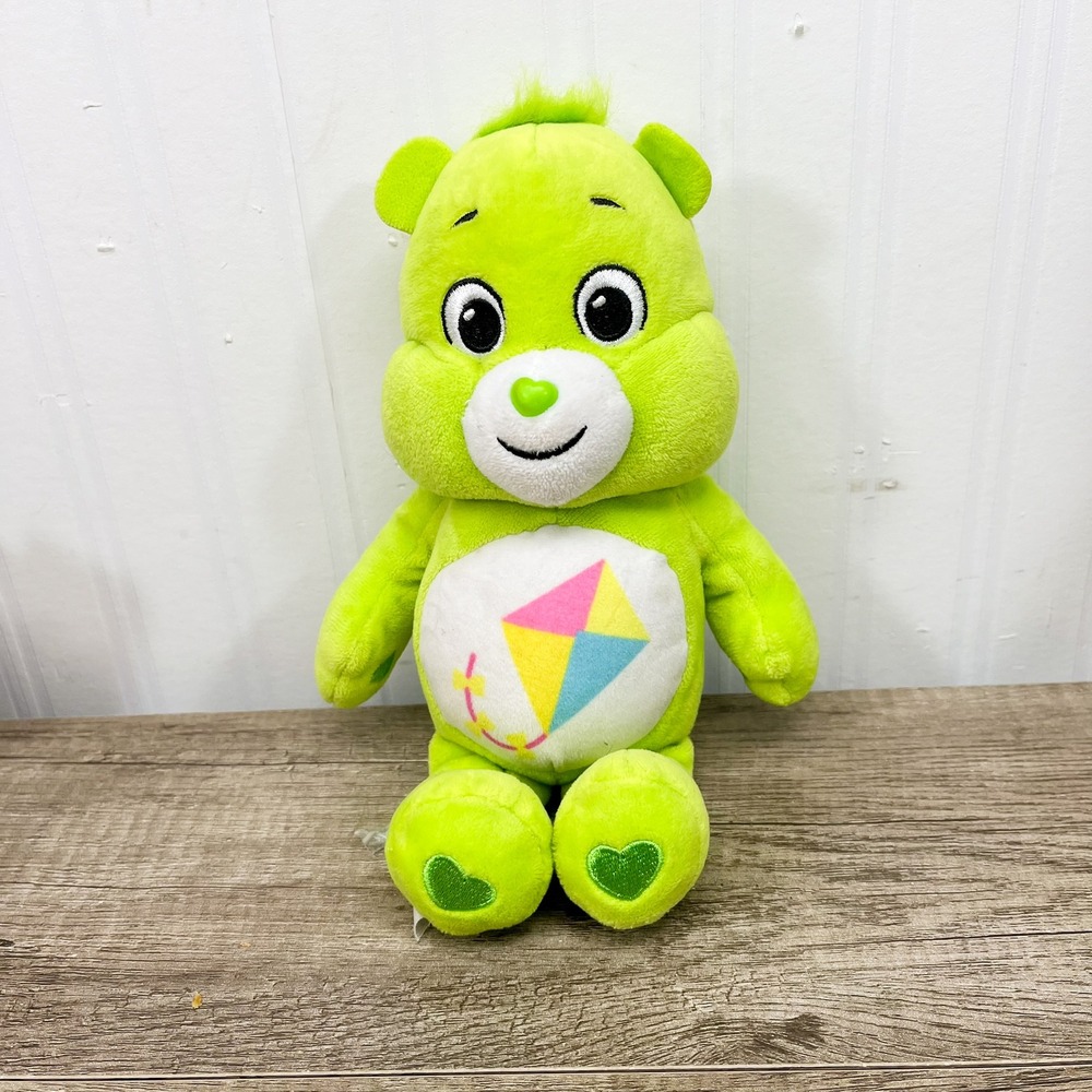 Care Bears Do-Your-Best Bear Plush Lime Green Kite 9 Inch Basic Fun 2020